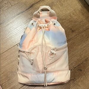 Dagne Dover Nova Sling in Watercolor Pastel Ombre Drawstring Backpack - Women